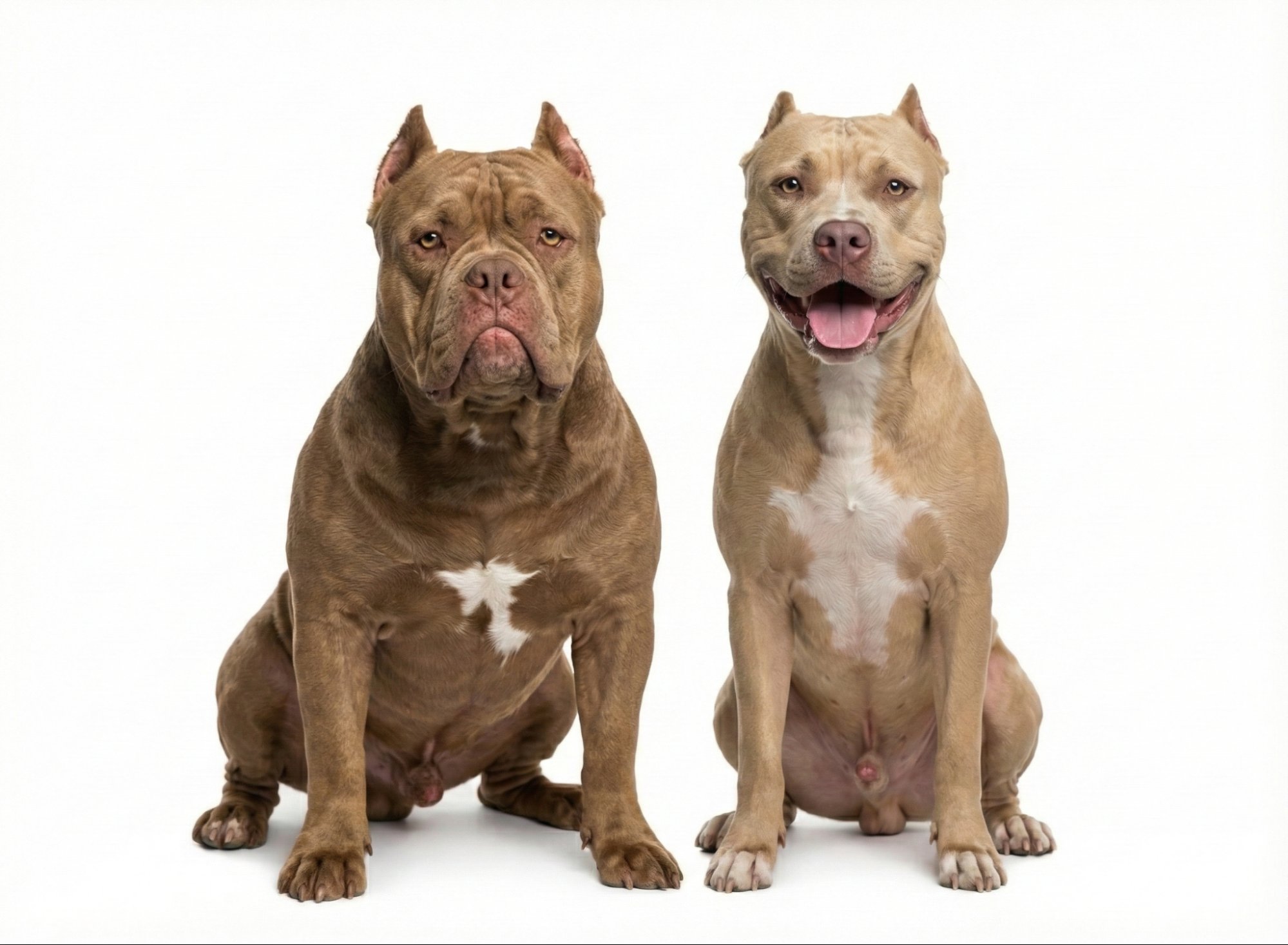 惡霸犬與比特犬比較圖