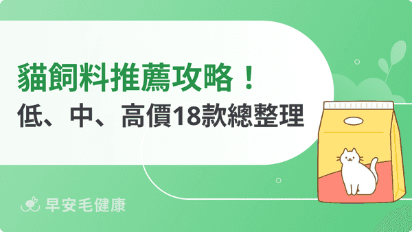 貓飼料推薦：2026年18款貓糧評比&幼老貓挑選指南