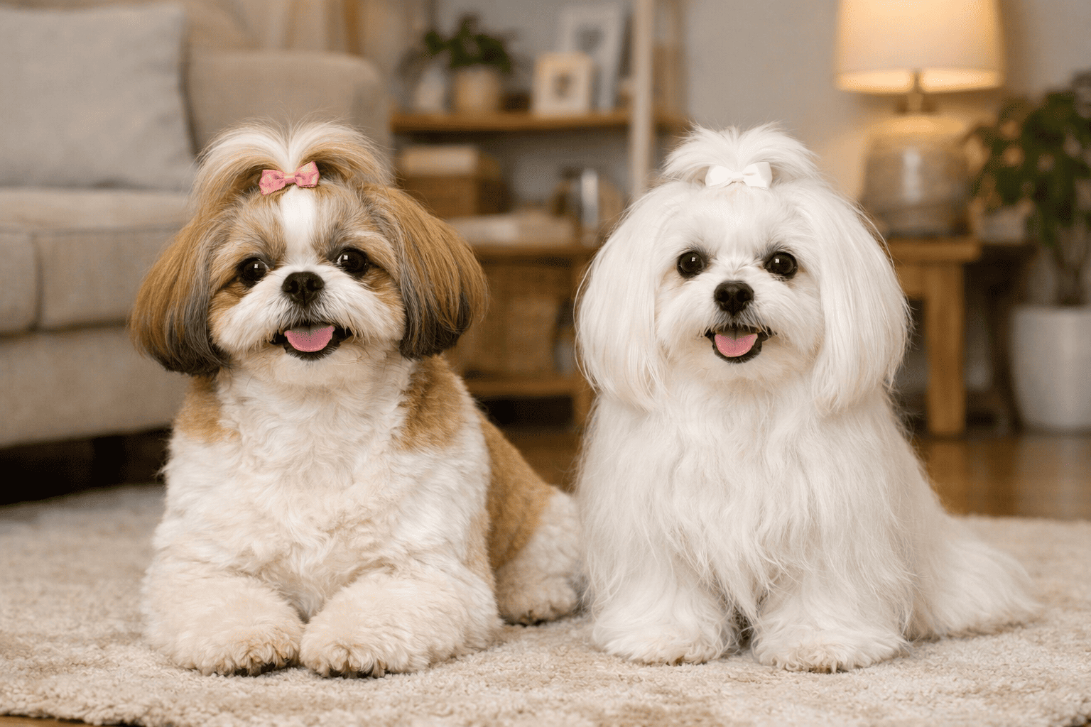 西施犬與馬爾濟斯比較圖