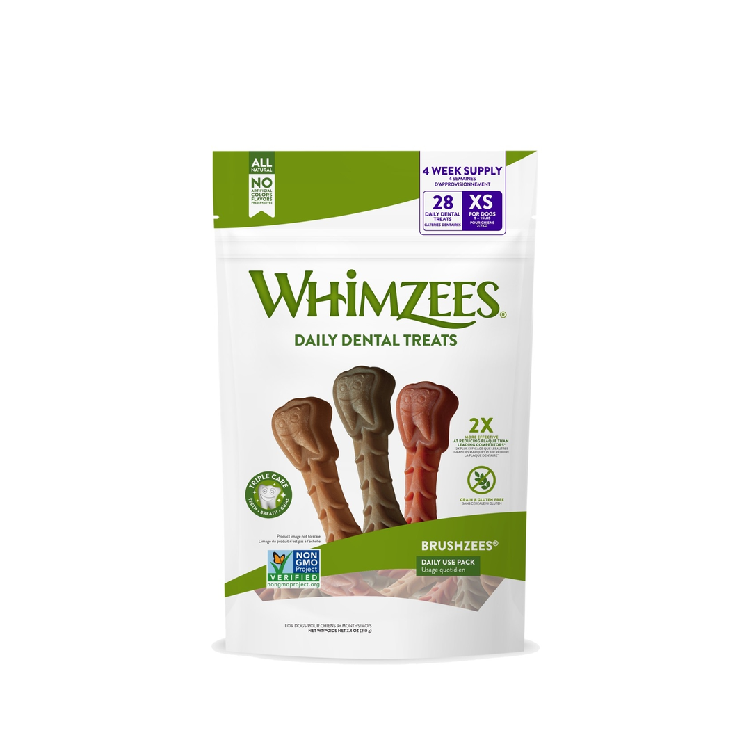 Whimzees 唯潔心型牙刷潔牙骨