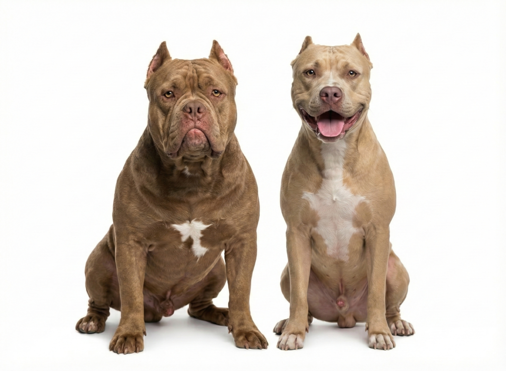 惡霸犬與比特犬比較圖